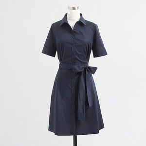 J.Crew navy shirtdress XS